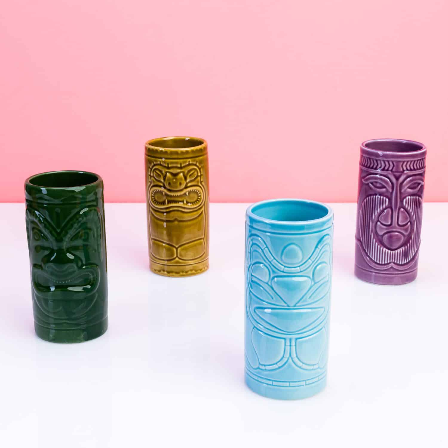 Tiki bekers (set van 4)