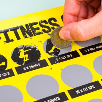 100 Day Fitness Challenge krasposter