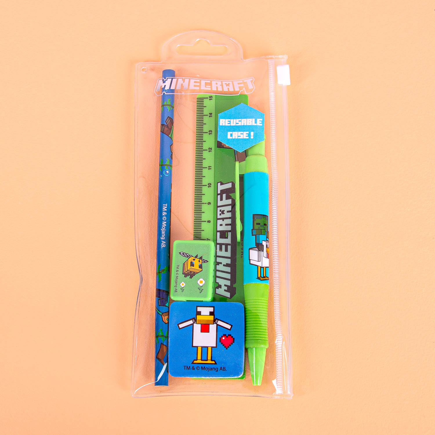Minecraft schrijfset (set van 5)