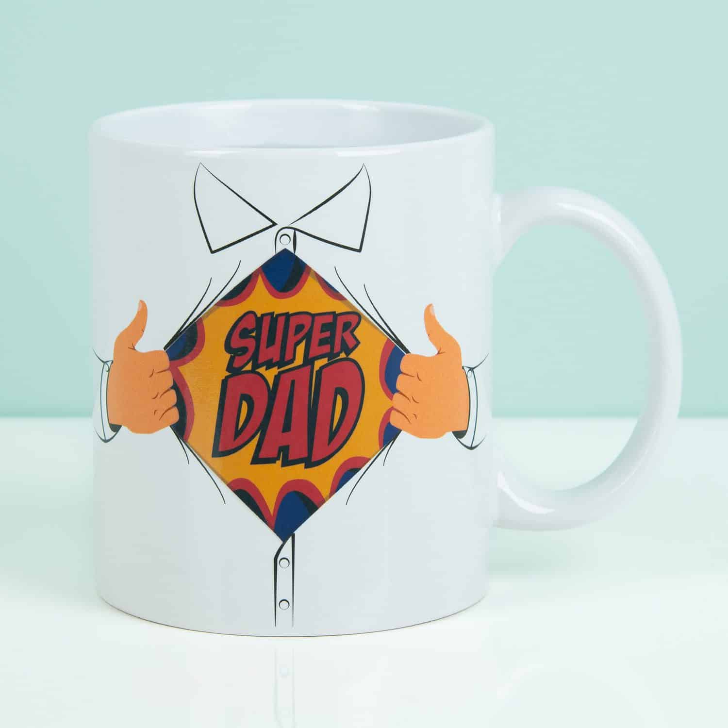 Warmtegevoelige Super Dad mok