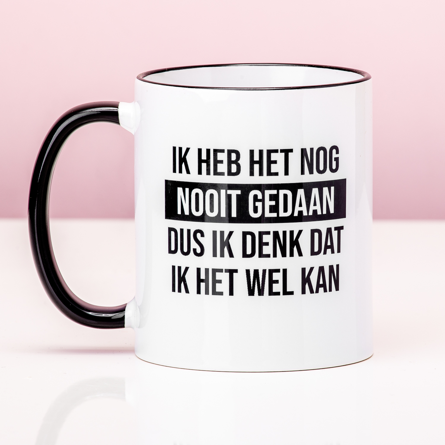 Ik heb het nog nooit gedaan mok