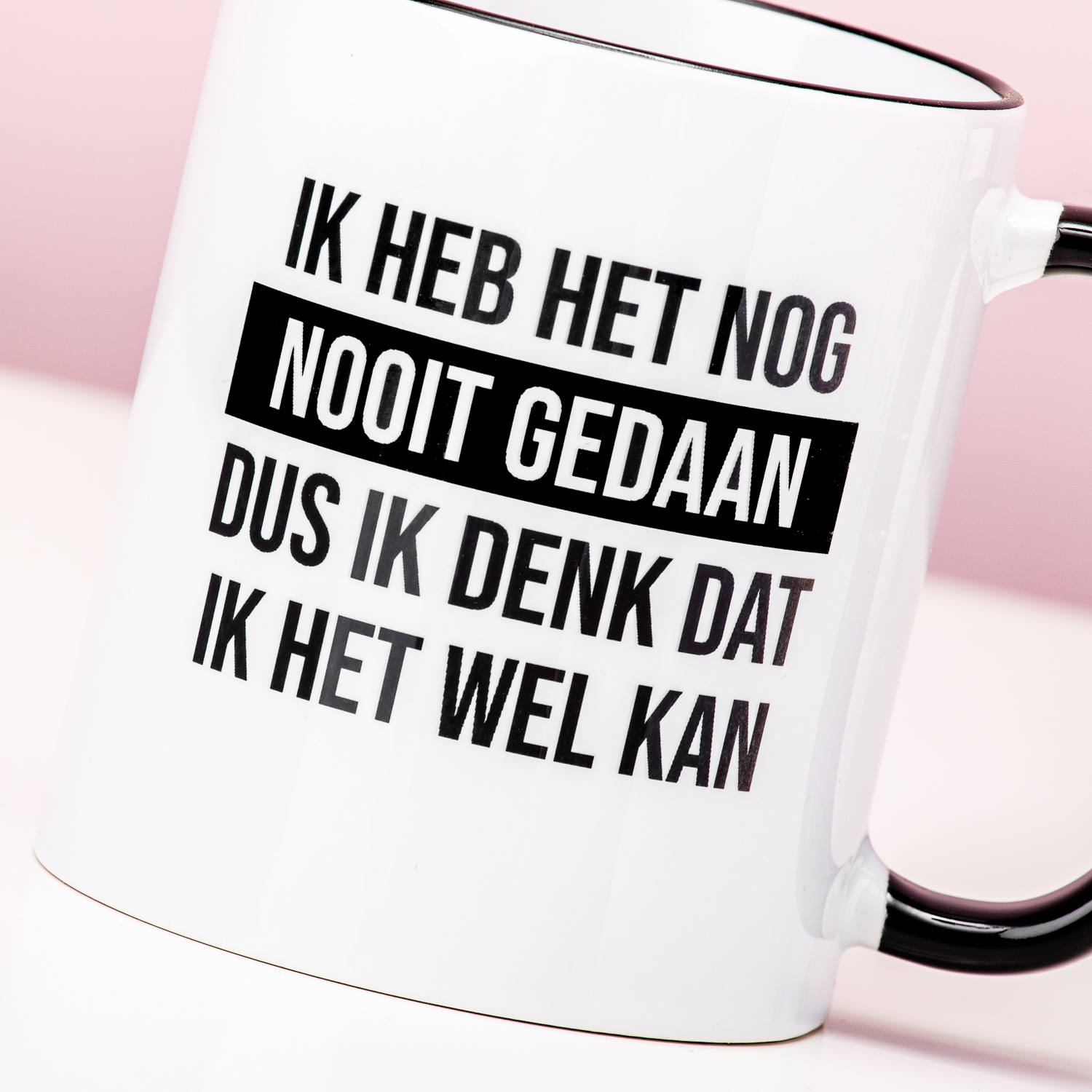 Ik heb het nog nooit gedaan mok