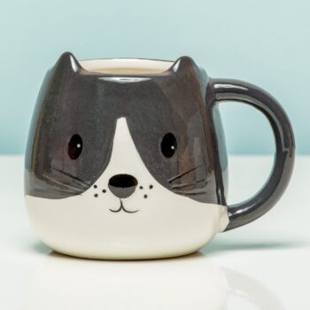 Dierenmok - Kat Zwart/Wit