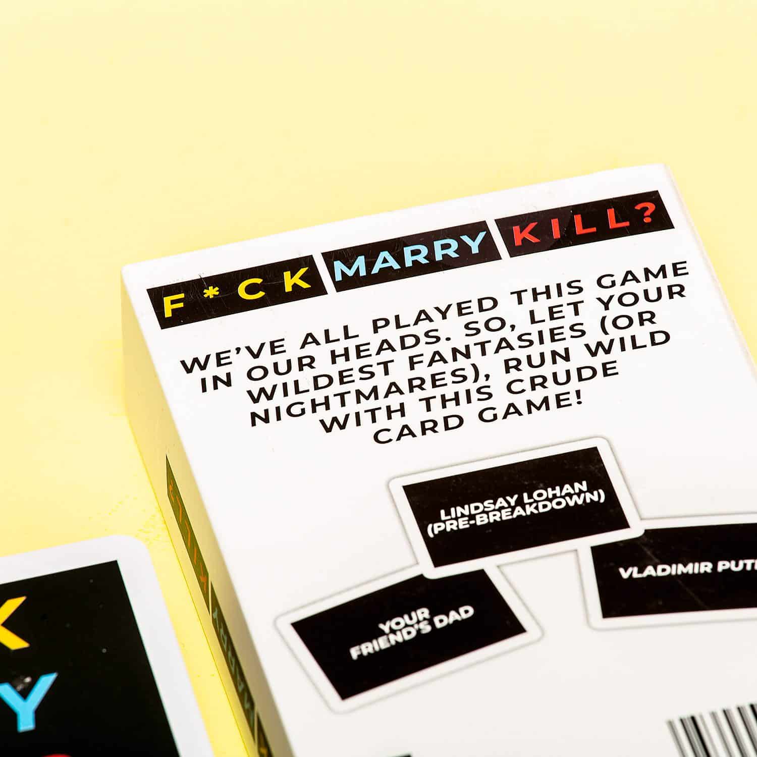 F*ck, Marry, Kill spel - extra afbeelding