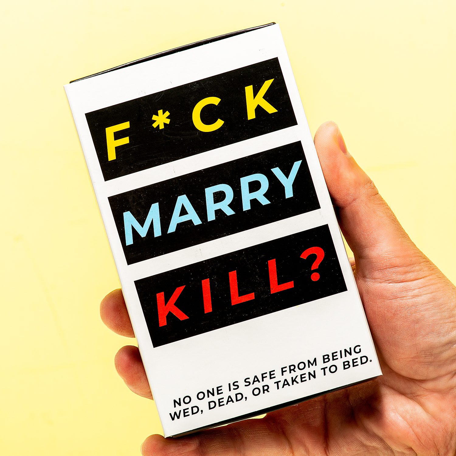 F*ck, Marry, Kill spel - verpakking