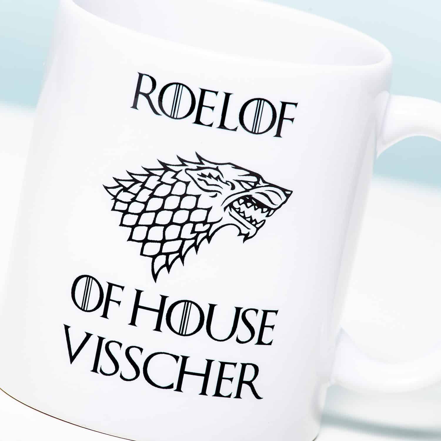 Gepersonaliseerde mok Game of Thrones House of