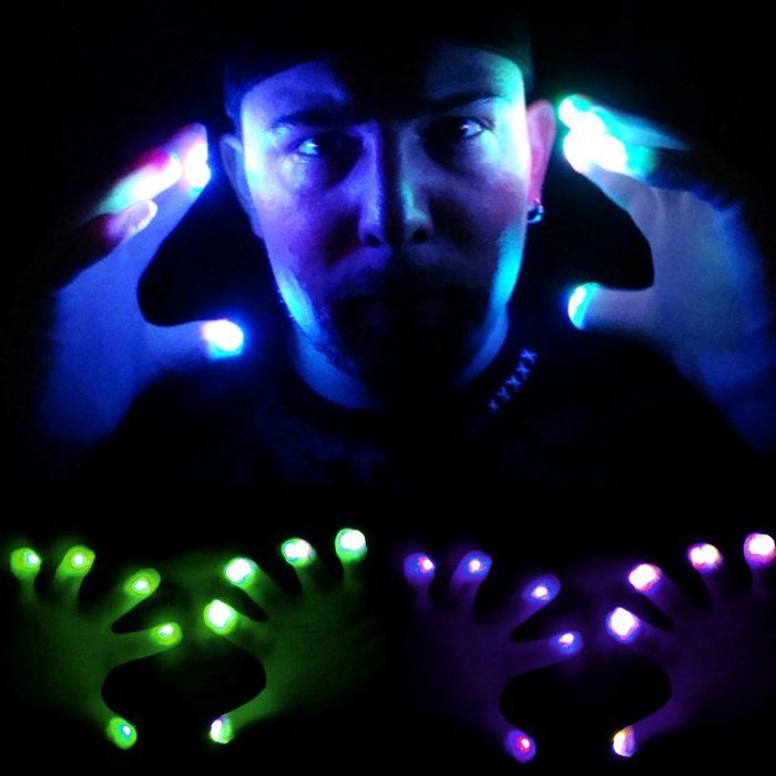 Led handschoenen - verpakking