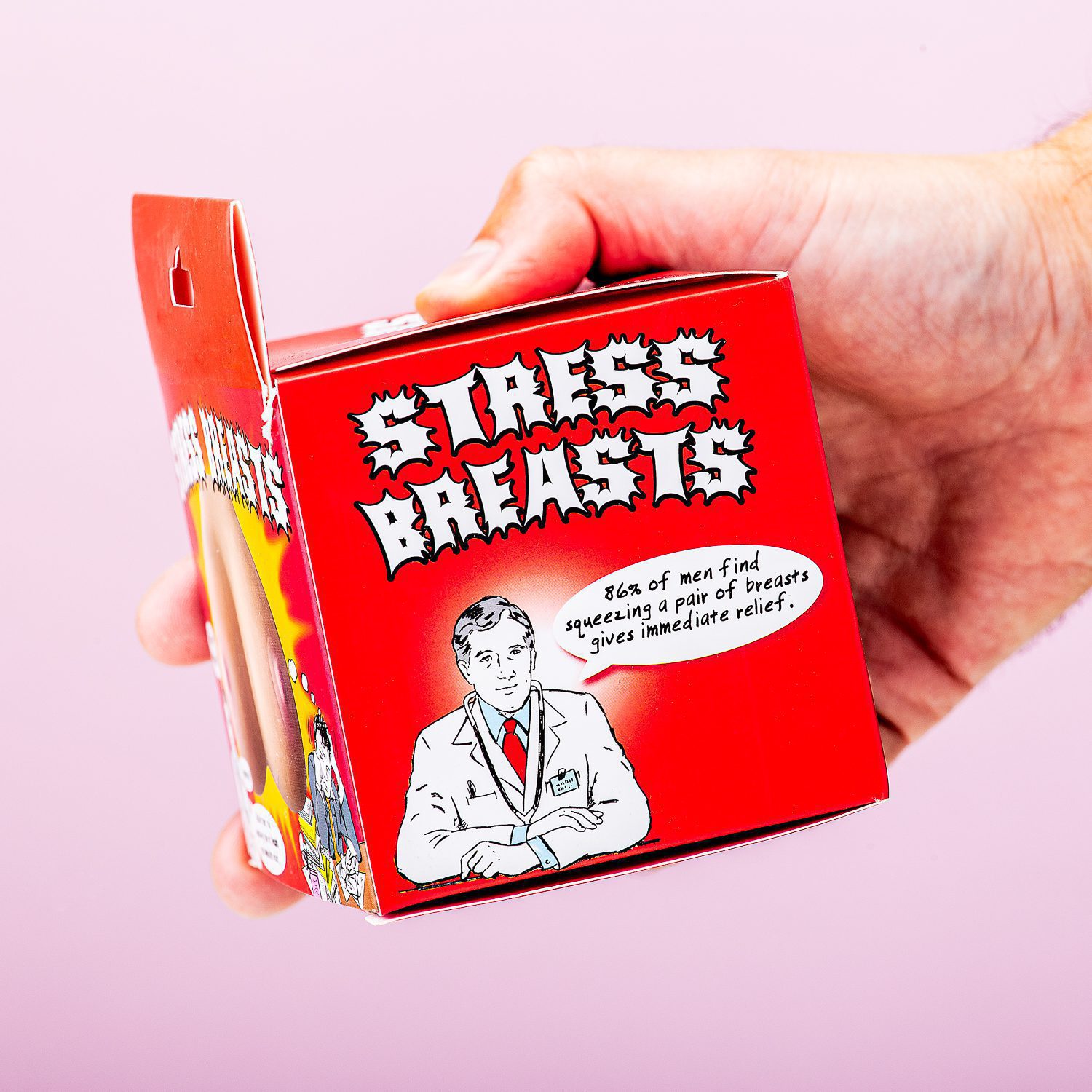 18+ stressbal - Borsten