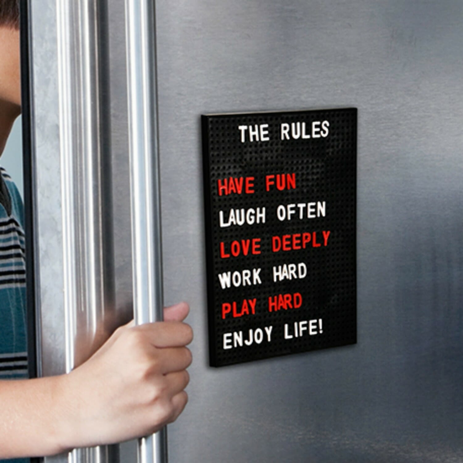 Magnetisch Letterbord A5 huismerk kopen in de aanbieding