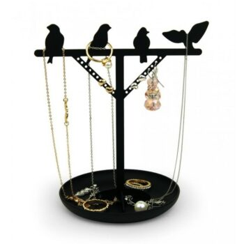 Bird Jewelry Stand zwart