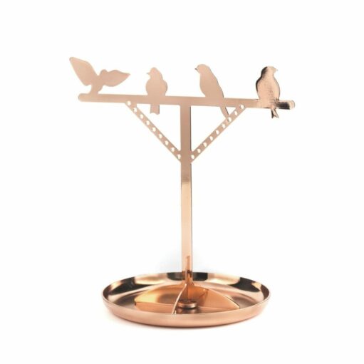 Bird Jewelry Stand koper