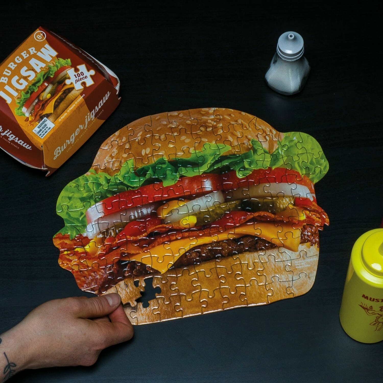 Hamburger puzzel